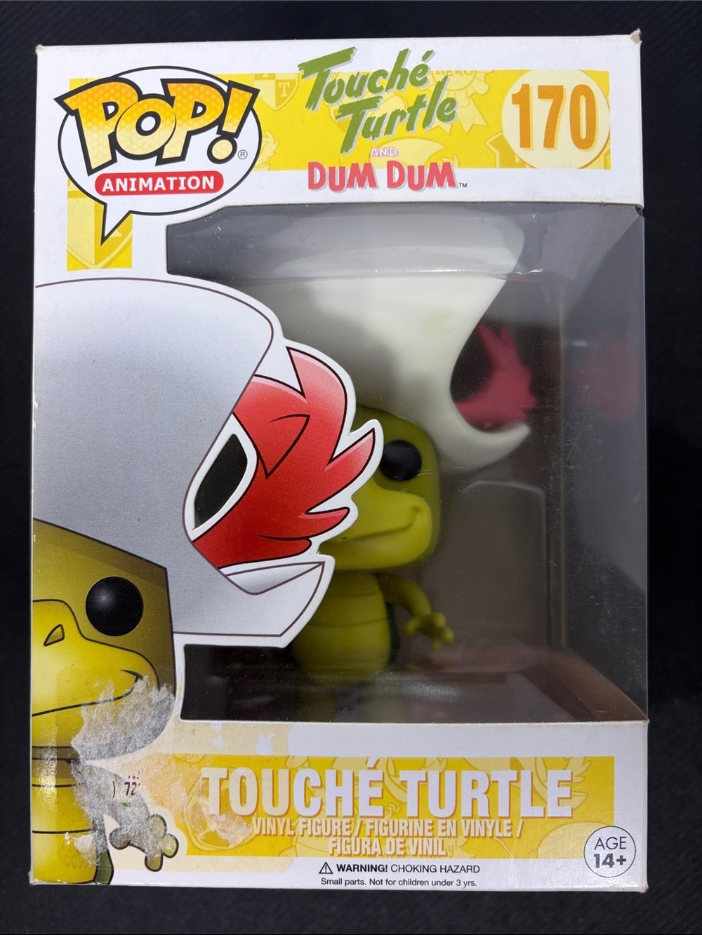 Funko Pop! Animation Touché Turtle #170 Hanna-Barbera Vinyl Figure Not Mint